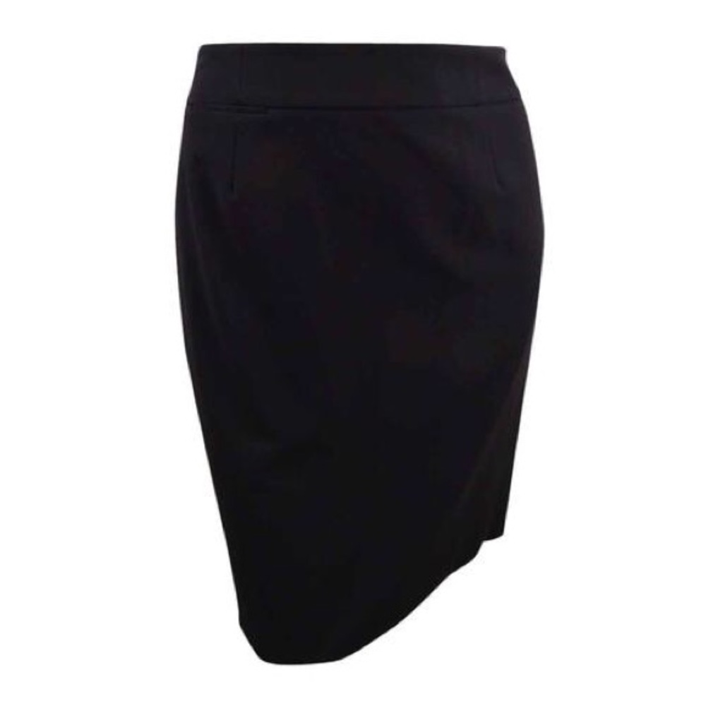 Calvin Klein Women's Slit Pencil Skirt (10, Black)